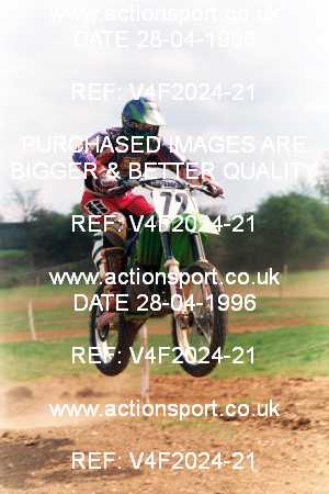Photo: V4F2024-21 ActionSport Photography 28/04/1996 AMCA Northampton MXC - Milton Malsor _1_Experts #72