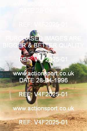 Photo: V4F2025-01 ActionSport Photography 28/04/1996 AMCA Northampton MXC - Milton Malsor _1_Experts #72