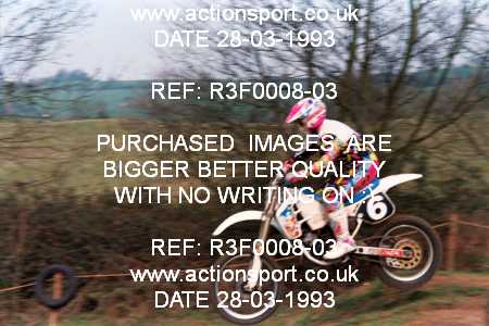 Photo: R3F0008-03 ActionSport Photography 28/03/1993 AMCA Severn Eagles MXC - Kelston _1_Juniors #6