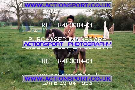 Photo: R4F0004-01 ActionSport Photography 25/04/1993 Woodfield Stables Novice Cross Country - Cann Lane  CrossCountry