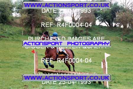Photo: R4F0004-04 ActionSport Photography 25/04/1993 Woodfield Stables Novice Cross Country - Cann Lane  CrossCountry