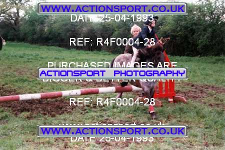Photo: R4F0004-28 ActionSport Photography 25/04/1993 Woodfield Stables Novice Cross Country - Cann Lane  CrossCountry