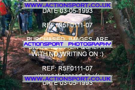 Photo: R5F0111-07 ActionSport Photography 03/05/1993 AWDC All Wheel Drive Club & Mendips 4x4 Club Trial - Compton Dando AllCompetitors