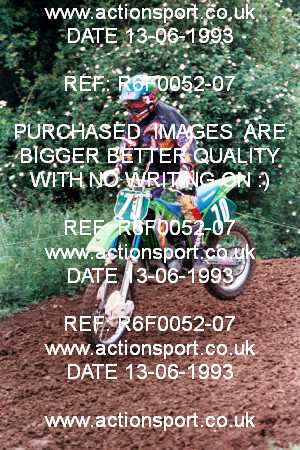 Photo: R6F0052-07 ActionSport Photography 13/06/1993 AMCA Marshfield MXC Mike Brown Memorial _4_250Seniors #70