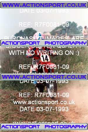 Photo: R7F0081-09 ActionSport Photography 03/07/1993 Norton Radstock SSC - Burrington 6_Autos #14