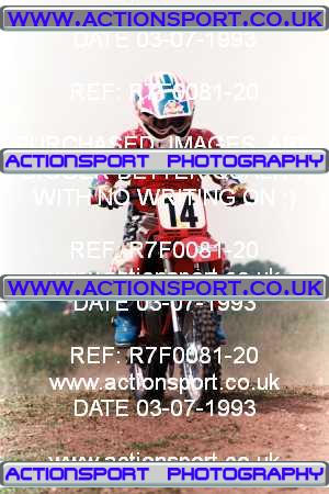 Photo: R7F0081-20 ActionSport Photography 03/07/1993 Norton Radstock SSC - Burrington 6_Autos #14
