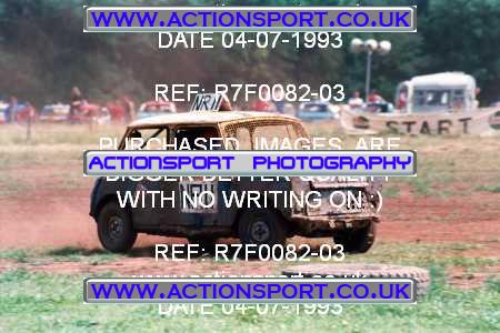Photo: R7F0082-03 ActionSport Photography 04/07/1993 Bristol South Autograss Club - Winterbourne  _1_Ladies #11
