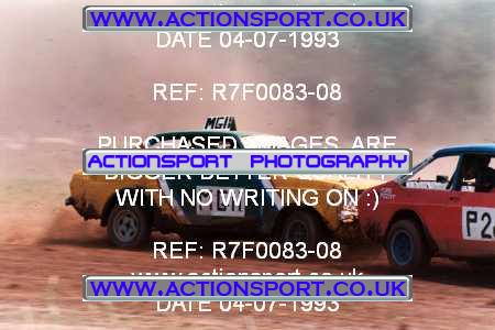Photo: R7F0083-08 ActionSport Photography 04/07/1993 Bristol South Autograss Club - Winterbourne  _1_Ladies #11