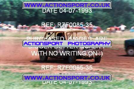 Photo: R7F0085-35 ActionSport Photography 04/07/1993 Bristol South Autograss Club - Winterbourne  _1_Ladies #11