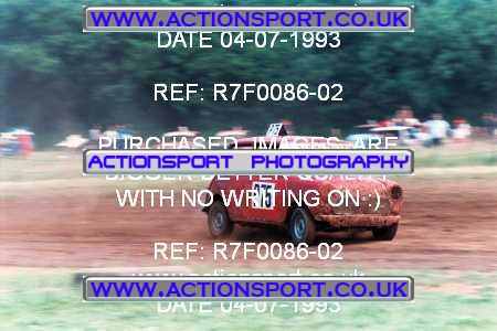 Photo: R7F0086-02 ActionSport Photography 04/07/1993 Bristol South Autograss Club - Winterbourne  _2_Mens #75