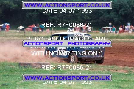 Photo: R7F0086-21 ActionSport Photography 04/07/1993 Bristol South Autograss Club - Winterbourne  _2_Mens #71