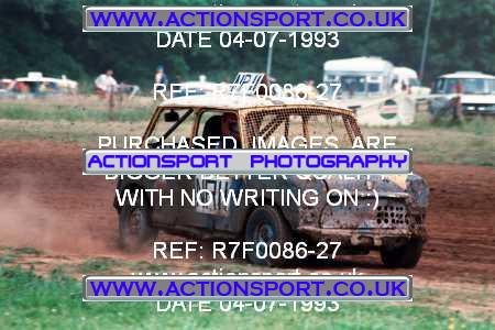 Photo: R7F0086-27 ActionSport Photography 04/07/1993 Bristol South Autograss Club - Winterbourne  _2_Mens #11