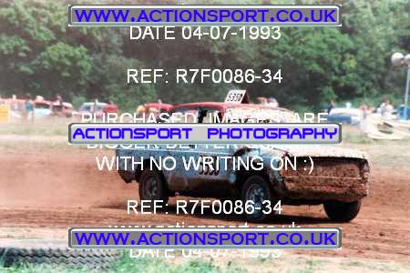 Photo: R7F0086-34 ActionSport Photography 04/07/1993 Bristol South Autograss Club - Winterbourne  _2_Mens #35