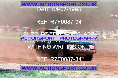 Photo: R7F0087-34 ActionSport Photography 04/07/1993 Bristol South Autograss Club - Winterbourne  _2_Mens #69