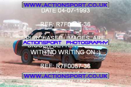 Photo: R7F0087-36 ActionSport Photography 04/07/1993 Bristol South Autograss Club - Winterbourne  _2_Mens #86