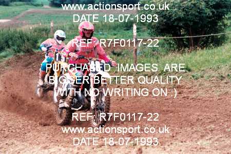 Photo: R7F0117-22 ActionSport Photography 18/07/1993 AMCA Bath AMCC - Ston Easton  _1_Juniors #19