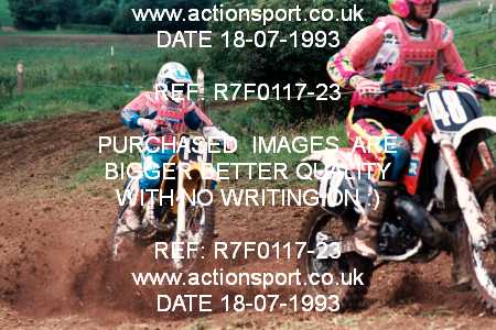 Photo: R7F0117-23 ActionSport Photography 18/07/1993 AMCA Bath AMCC - Ston Easton  _1_Juniors #19