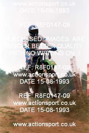 Photo: R8F0147-09 ActionSport Photography 15/08/1993 AMCA Gloucester MXC [125 250 500cc Championships] - Haresfield  _4_JuniorsSupport #70