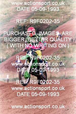 Photo: R9F0202-35 ActionSport Photography 05/09/1993 AMCA Tormarton MXC - St Catherines _1_Junior125s #4