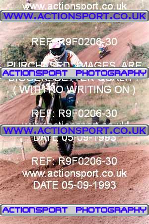Photo: R9F0206-30 ActionSport Photography 05/09/1993 AMCA Tormarton MXC - St Catherines _4_JuniorUnlimitedGp1 #135