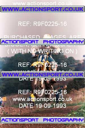 Photo: R9F0225-16 ActionSport Photography 19/09/1993 AMCA Marshfield MXC [500 Qualifiers] - Marshfield _5_SeniorsUnlimited #43