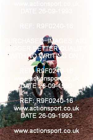 Photo: R9F0240-16 ActionSport Photography 26/09/1993 AMCA Stroud & District [250 Qualifiers] - Horsley  _6_125Seniors #7