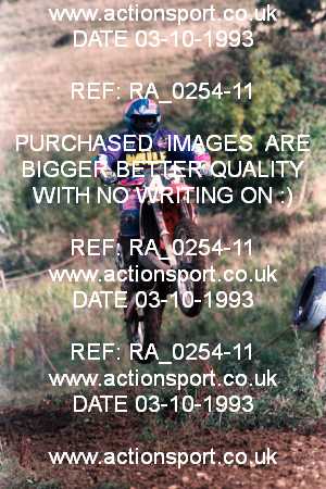 Photo: RA_0254-11 ActionSport Photography 03/10/1993 AMCA Severn Eagles MXC - Kelston  _6_250Juniors #43