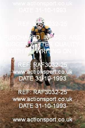 Photo: RAF3032-25 ActionSport Photography 31/10/1993 AMCA Cheltenham Spa SC [Fourstroke Championship] - Brookthorpe  _3_Juniors #106