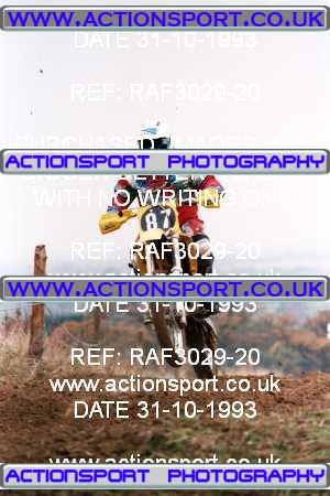 Photo: RAF3029-20 ActionSport Photography 31/10/1993 AMCA Cheltenham Spa SC [Fourstroke Championship] - Brookthorpe  _3_Juniors #87