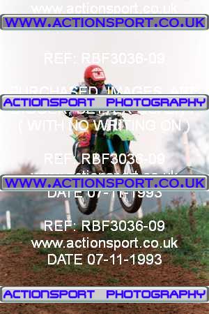 Photo: RBF3036-09 ActionSport Photography 07/11/1993 AMCA Gloucester MXC - Haresfield _2_125-500Juniors #118