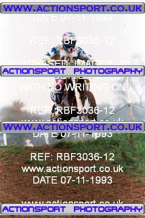 Photo: RBF3036-12 ActionSport Photography 07/11/1993 AMCA Gloucester MXC - Haresfield _2_125-500Juniors #123