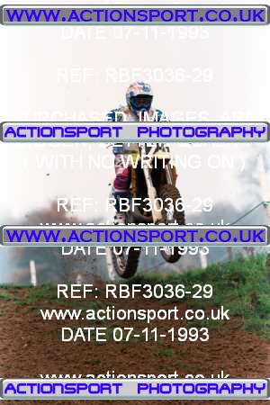 Photo: RBF3036-29 ActionSport Photography 07/11/1993 AMCA Gloucester MXC - Haresfield _2_125-500Juniors #123
