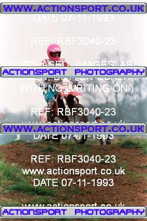 Photo: RBF3040-23 ActionSport Photography 07/11/1993 AMCA Gloucester MXC - Haresfield _6_125-500Seniors #133
