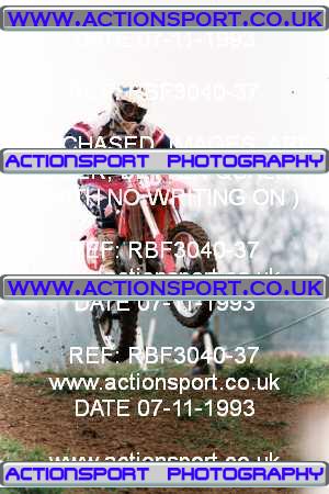 Photo: RBF3040-37 ActionSport Photography 07/11/1993 AMCA Gloucester MXC - Haresfield _6_125-500Seniors #34