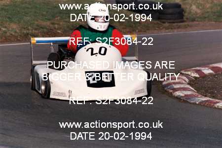 Photo: S2F3084-22 ActionSport Photography 20/02/1994 Shenington Kart Club  _7_250National #20
