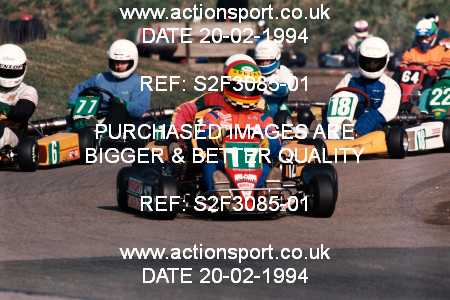 Photo: S2F3085-01 ActionSport Photography 20/02/1994 Shenington Kart Club  _8_100C92-100A #18