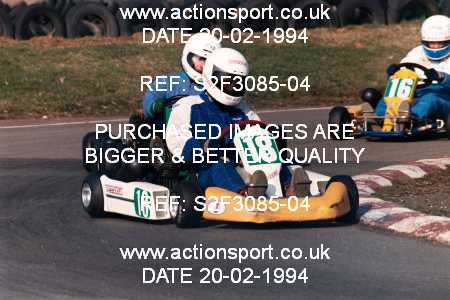 Photo: S2F3085-04 ActionSport Photography 20/02/1994 Shenington Kart Club  _8_100C92-100A #18