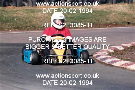 Photo: S2F3085-11 ActionSport Photography 20/02/1994 Shenington Kart Club  _8_100C92-100A #27