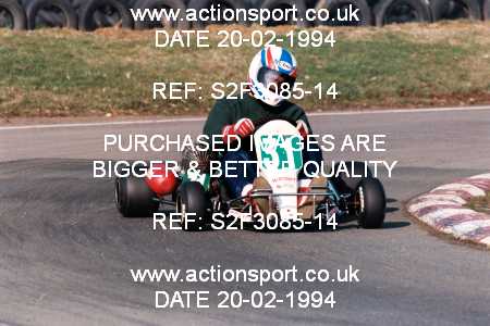 Photo: S2F3085-14 ActionSport Photography 20/02/1994 Shenington Kart Club  _8_100C92-100A #31