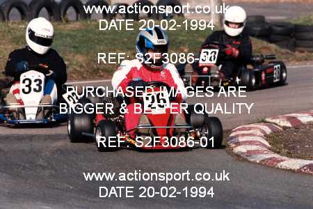 Photo: S2F3086-01 ActionSport Photography 20/02/1994 Shenington Kart Club  _9_100B #26