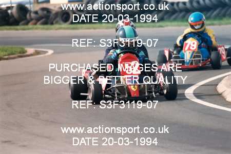 Photo: S3F3119-07 ActionSport Photography 20/03/1994 Shenington Kart Club  _3_JuniorTKM #52
