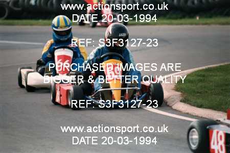Photo: S3F3127-23 ActionSport Photography 20/03/1994 Shenington Kart Club  _6_SeniorTKM #69