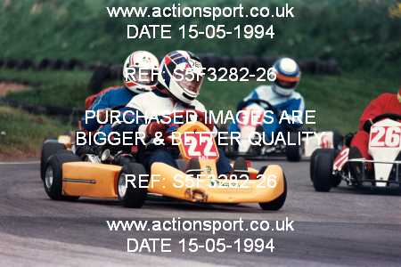 Photo: S5F3282-26 ActionSport Photography 15/05/1994 Shenington Kart Club _7_SeniorTKM #22