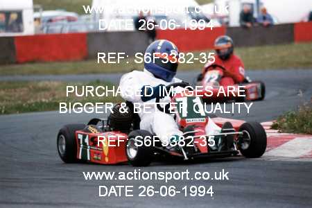 Photo: S6F3382-35 ActionSport Photography 26/06/1994 Wigan Kart Club - Three Sisters  _4_Classic #71
