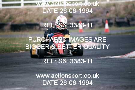 Photo: S6F3383-11 ActionSport Photography 26/06/1994 Wigan Kart Club - Three Sisters  _5_SeniorTKM #52
