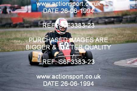 Photo: S6F3383-23 ActionSport Photography 26/06/1994 Wigan Kart Club - Three Sisters  _5_SeniorTKM #52