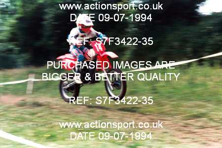 Photo: S7F3422-35 ActionSport Photography 09/07/1994 South Somerset SSC Festival of Motocross - Colyton  _4_80s #14