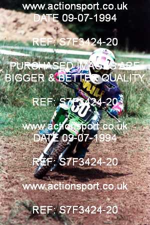 Photo: S7F3424-20 ActionSport Photography 09/07/1994 South Somerset SSC Festival of Motocross - Colyton  _5_60s #30