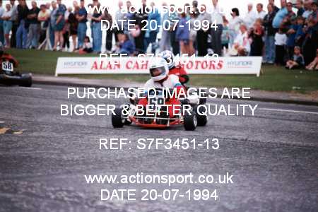 Photo: S7F3451-13 ActionSport Photography 20/07/1994 Ulster Kart Club - Carrickfergus Road Races NonGearbox #69