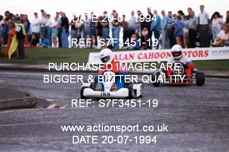 Photo: S7F3451-19 ActionSport Photography 20/07/1994 Ulster Kart Club - Carrickfergus Road Races NonGearbox #69
